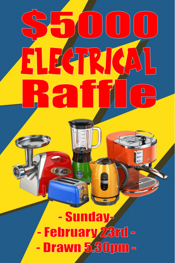 Electrical Raffle Feb 25