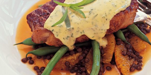 Grilled-Beef-Steaks-with-Orange-Lentils-and-Bearnaise-Sauce.1.1