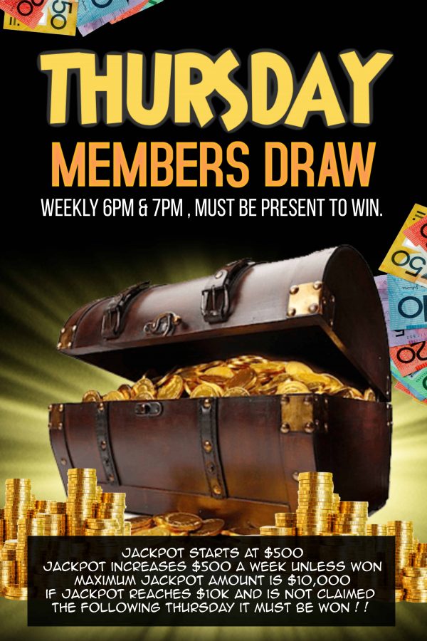 Members Draw Thursday